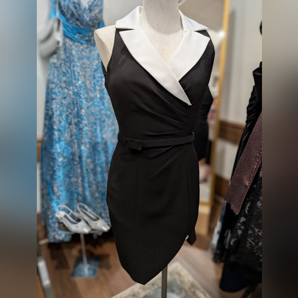 White House Black Market Tuxedo Dress